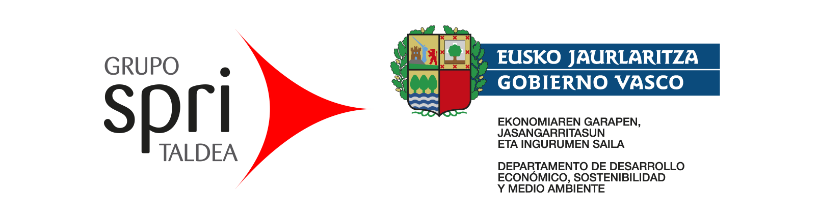 logos grupo spri taldea y eusko jaurlaritza gobierno vasco
